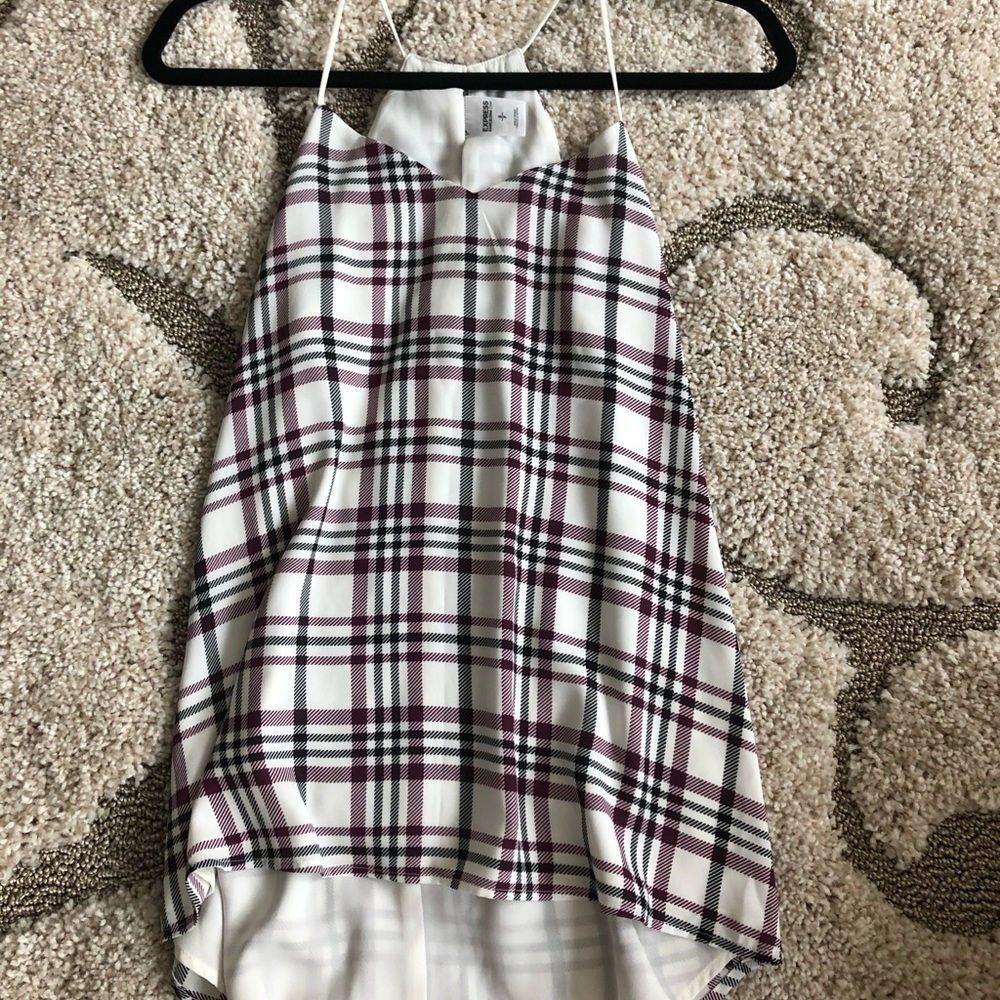 Express Plaid Tank
